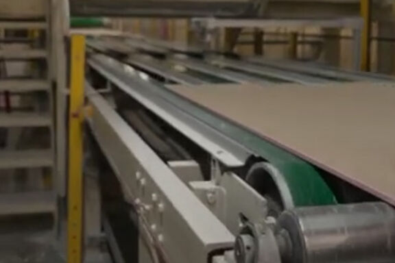 ligne de fabrication de plaques de plâtre