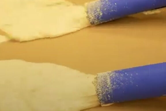 plâtre à l'état liquide