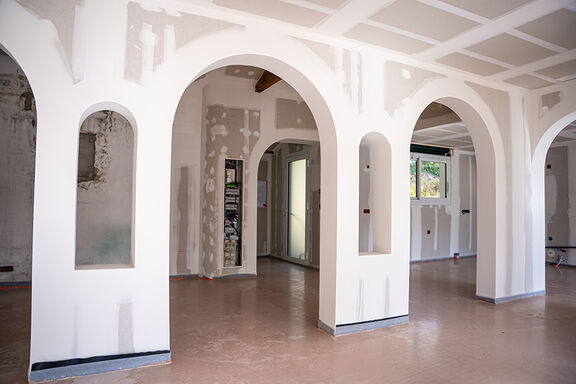 chantier plaques de plâtre de Benoit Dufau