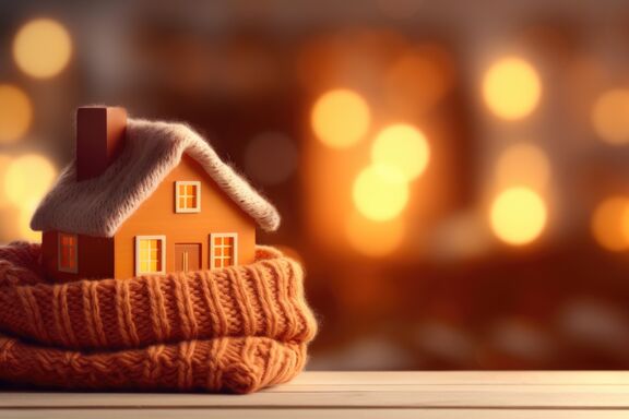 image représentant une maison isolée de l'exterieur 