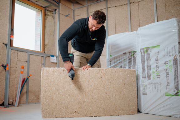 chantier isolant biosourcé thermasoft natura