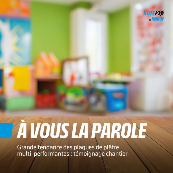 Grande tendance des plaques de plâtre