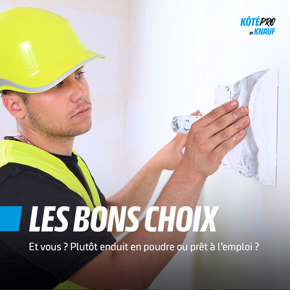 Vignette enduit en poudre ou prêt à l'emploi