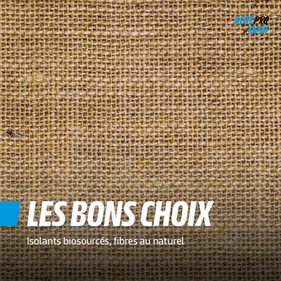 Vignette isolants biosourcés fibres au naturel