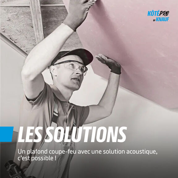 Vignette plafond coupe-feu