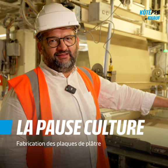 Vignette fabrication des plaques de plâtre