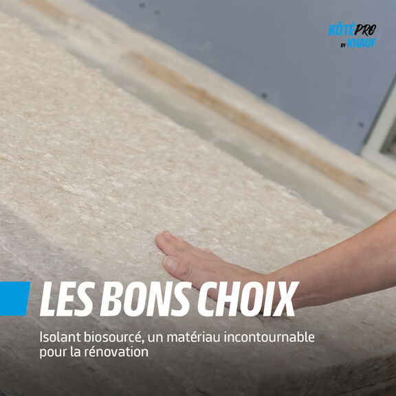 Vignette isolant biosourcé